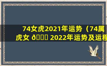 74女虎2021年运势（74属虎女 💐 2022年运势及运程每月运程）